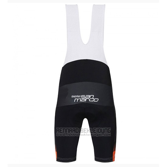 2018 Fahrradbekleidung Trek Selle San Marco Shwarz Trikot Kurzarm und Tragerhose